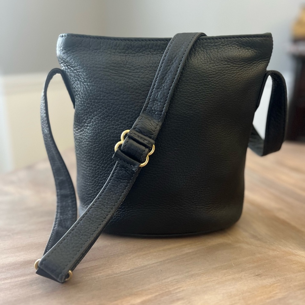 Vintage Coach Sonoma Small Bucket Zip Natural Grain 4907